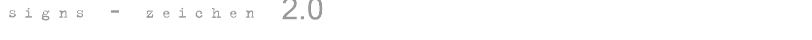 Signs font preview